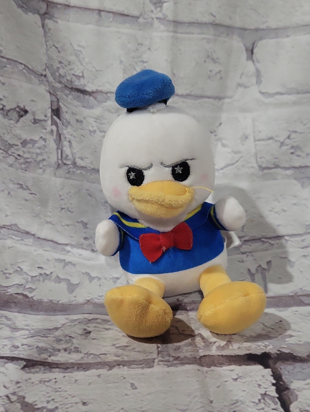 Wishable Donald Duck Plush with Red Bow